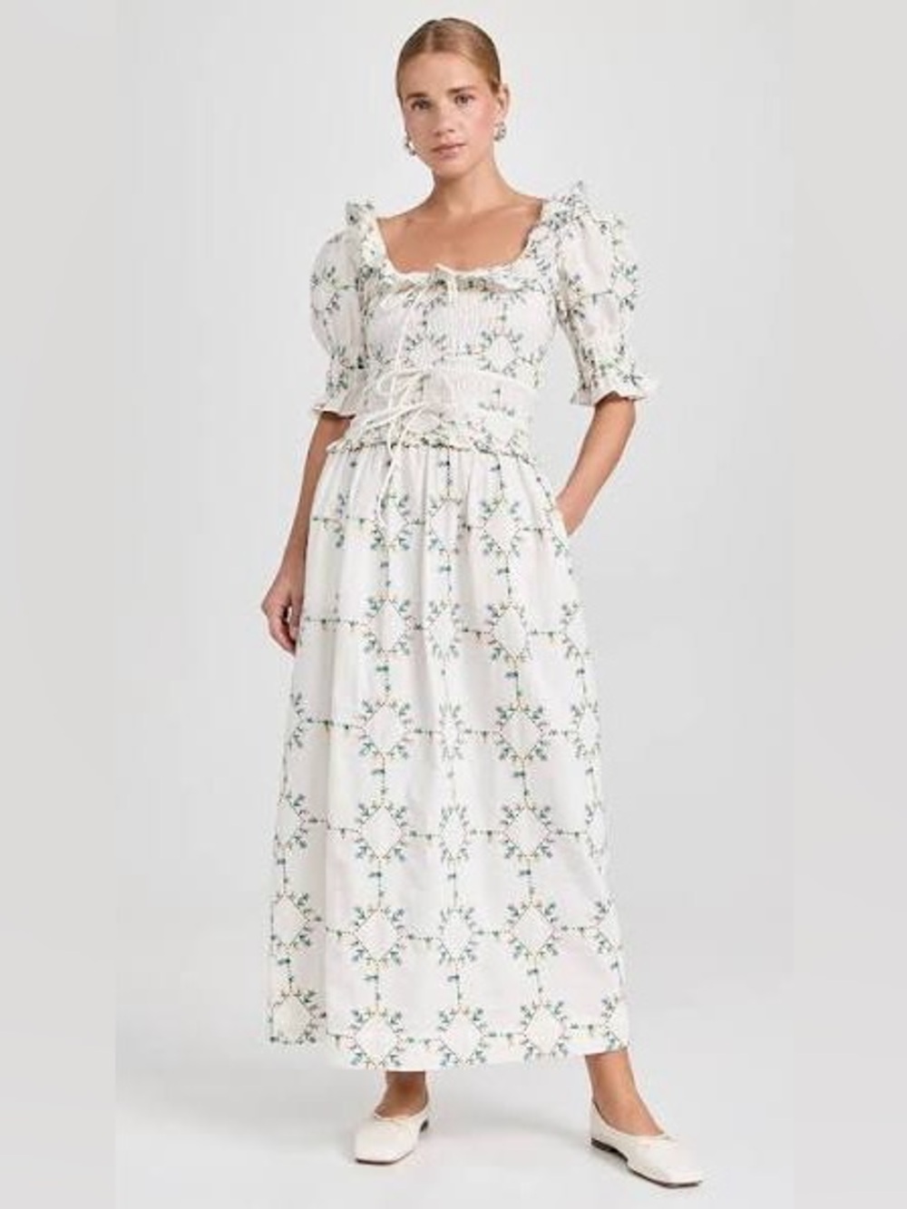 Damson Madder • Heidi Embroidered Dress